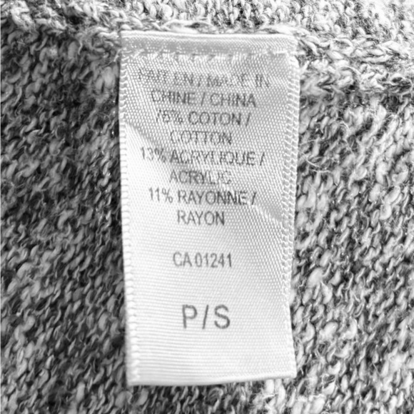 Twik by Simons, Open Front Cardigan, Small, Grey - Picture 6 of 8